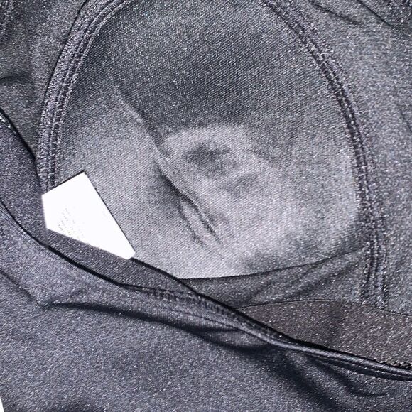 Calypoo Cove Black Center Sorunched Ruffle One Piece Swimsuit Size 10 - Picture 7 of 9